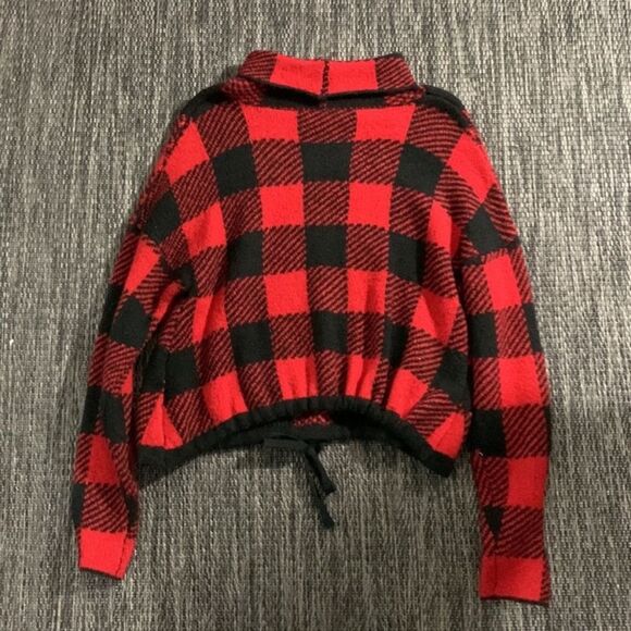 No boundaries checkered turtleneck sweater - Picture 1 of 3
